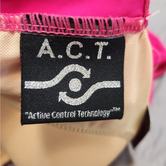 ACT active control technology one piece swimsuit pink 16W NWT - Picture 8 of 9